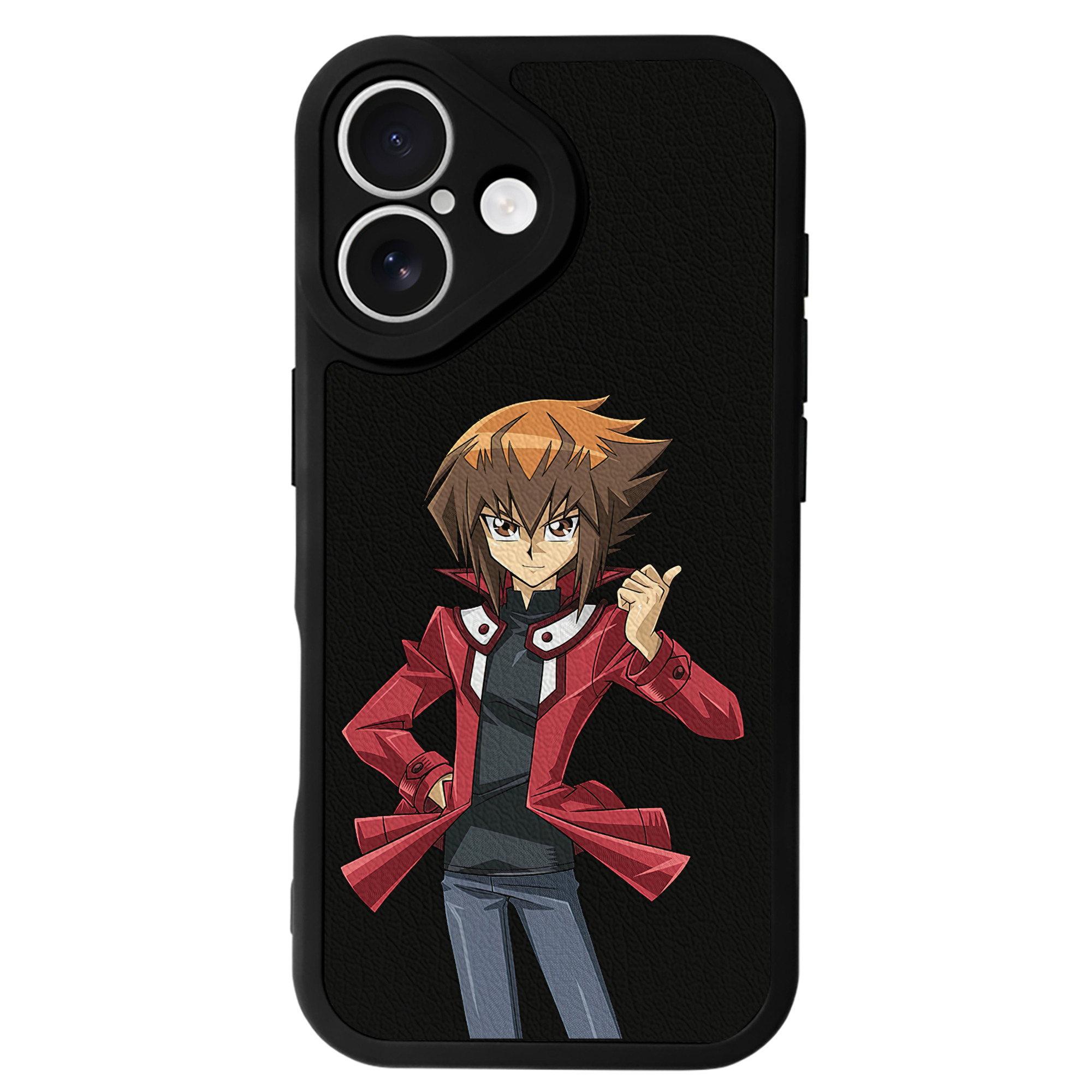 遊☆戯☆王 Yu-Gi-Oh! 【iPhone 16シリーズ対応】シリコンスマホケース（レザー調） 材質：シリコン
